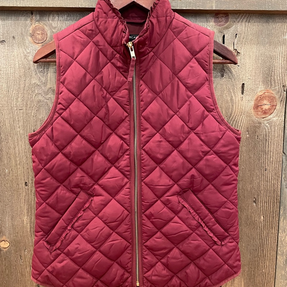 J Crew Mercantile quilted vest size XS